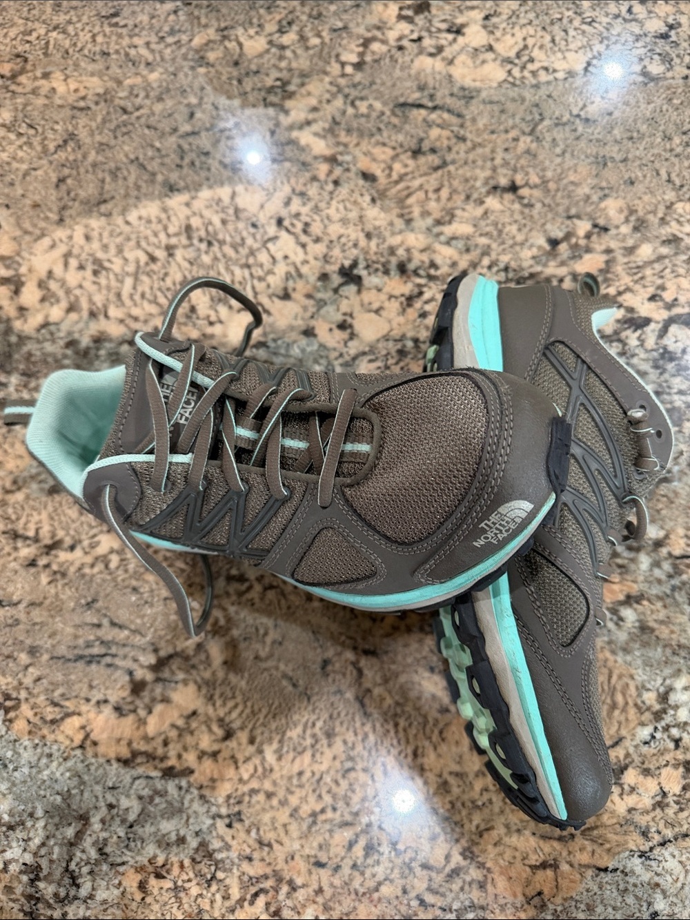The North Face Women's Brown and Mint Trail Shoes